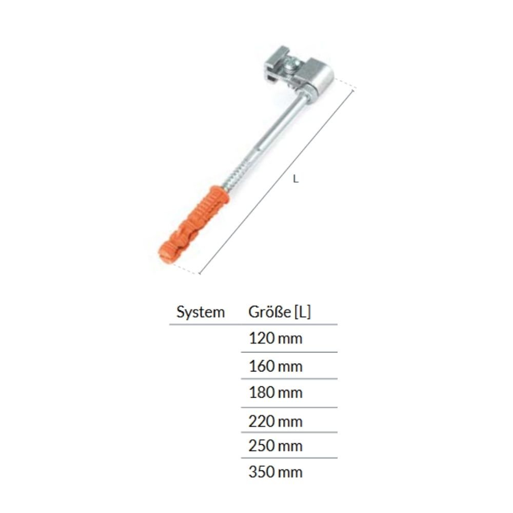 Háčik pre PVC držiak (Kov) 120mm-0