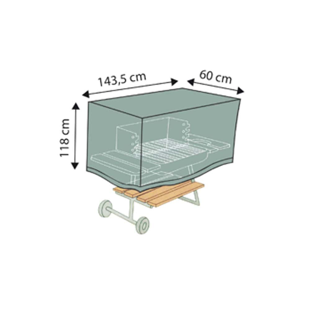 Ochranný obal Deluxe BBQ-Gril, cca 143,5x118x60-0