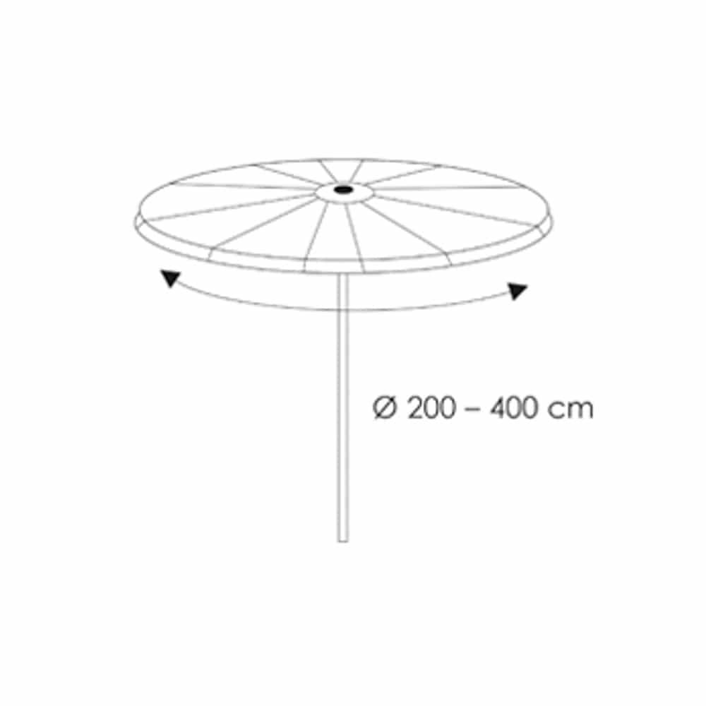 Ochranný obal Deluxe Ampelschirm, cca 64x250-0