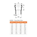 KGF šachtové hrdlo DN/OD 200/240-0