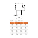 KG NBR tesnenie - odolné voči oleju DN/OD 110 (KG PVC, Skolan Safe Formteil, HT Safe)-0