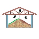 Ochranná rohož zo slamy 140g/m² 15, 6m x 25m (390m²)-4