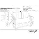 Vzperná trojstranná vozíka 1200 kg Typ M (EV)-0