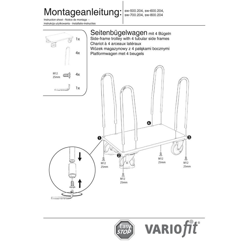 Bočný vozík typ S + EasySTOP-0