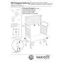 Drôtený vozík s tromi stenami 400 kg Typ S + EasySTOP-1