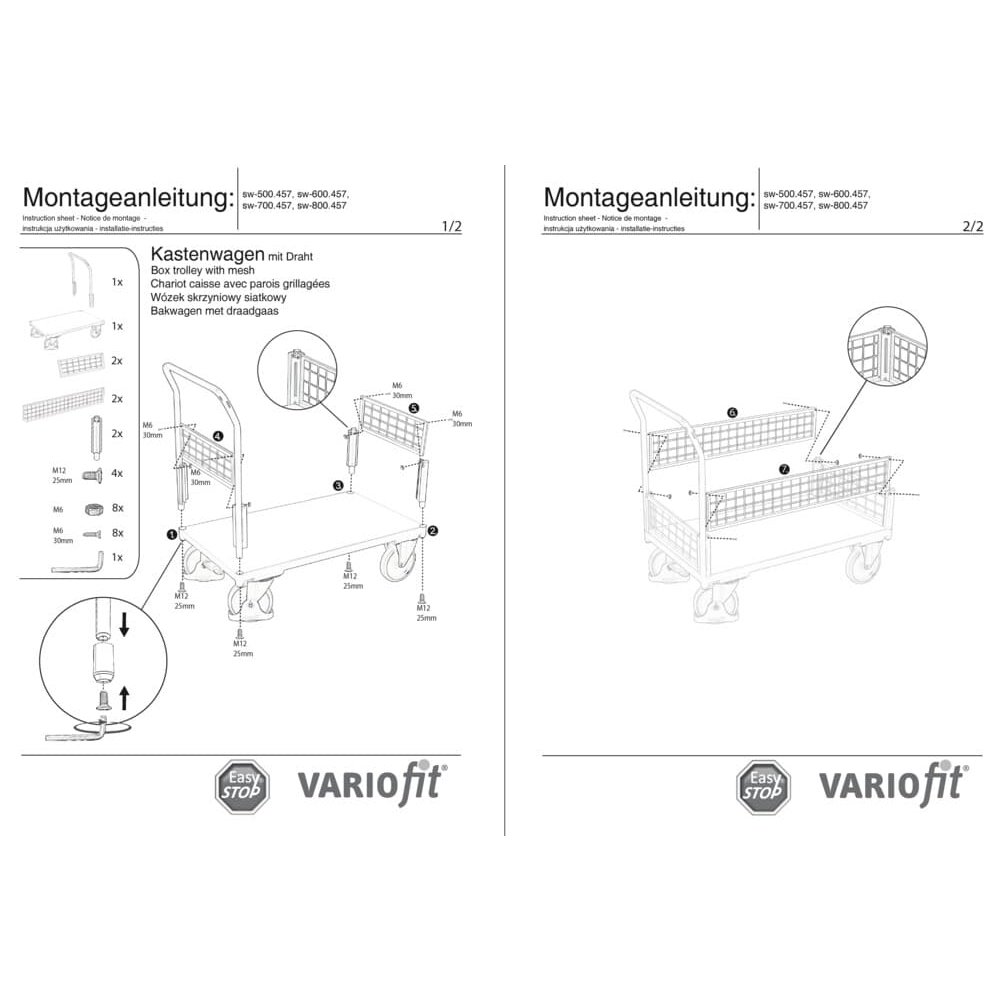 Drôtená konštrukcia: Typ L + EasySTOP-0