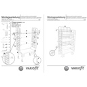 Balíkový trojstranný vozík vysoký so 4 policami 500 kg Typ XL + EasySTOP-0