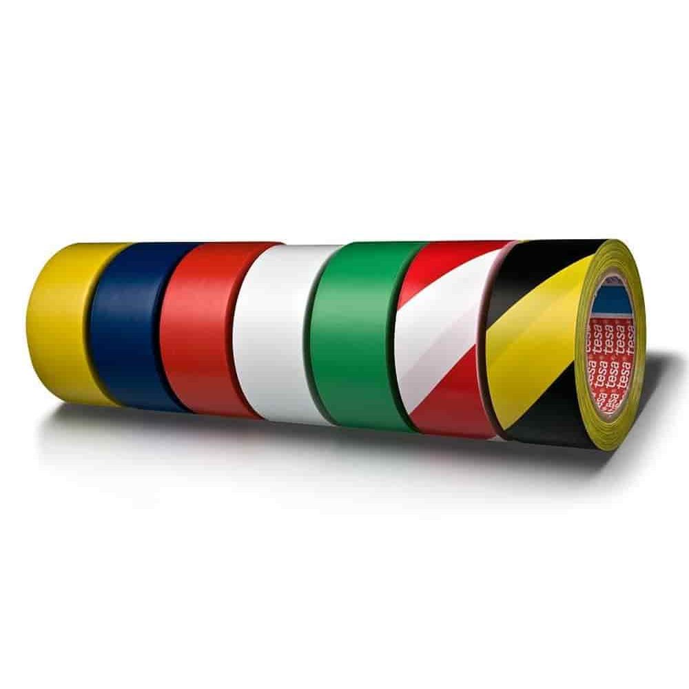 tesa Premium Podlahové značenie 4169 PVC 50 mm x 33 m (žltá)-0