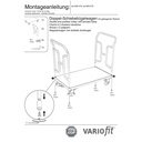 Dvojitý vozík s držadlom 250 kg Typ L + EasySTOP-0