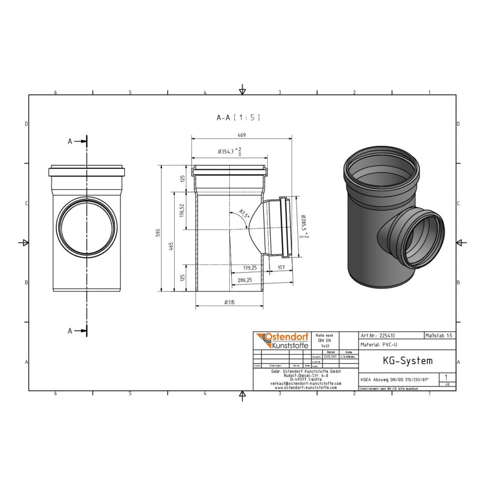 KGEA Odbočka DN/OD 315/250 87 Stupeň-1