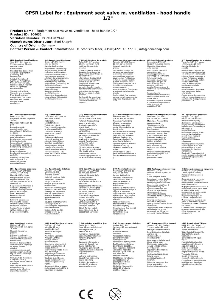 Zariadenie-šikmý sedlový ventil s prevzdušňovačom - krytka 1/2"-1