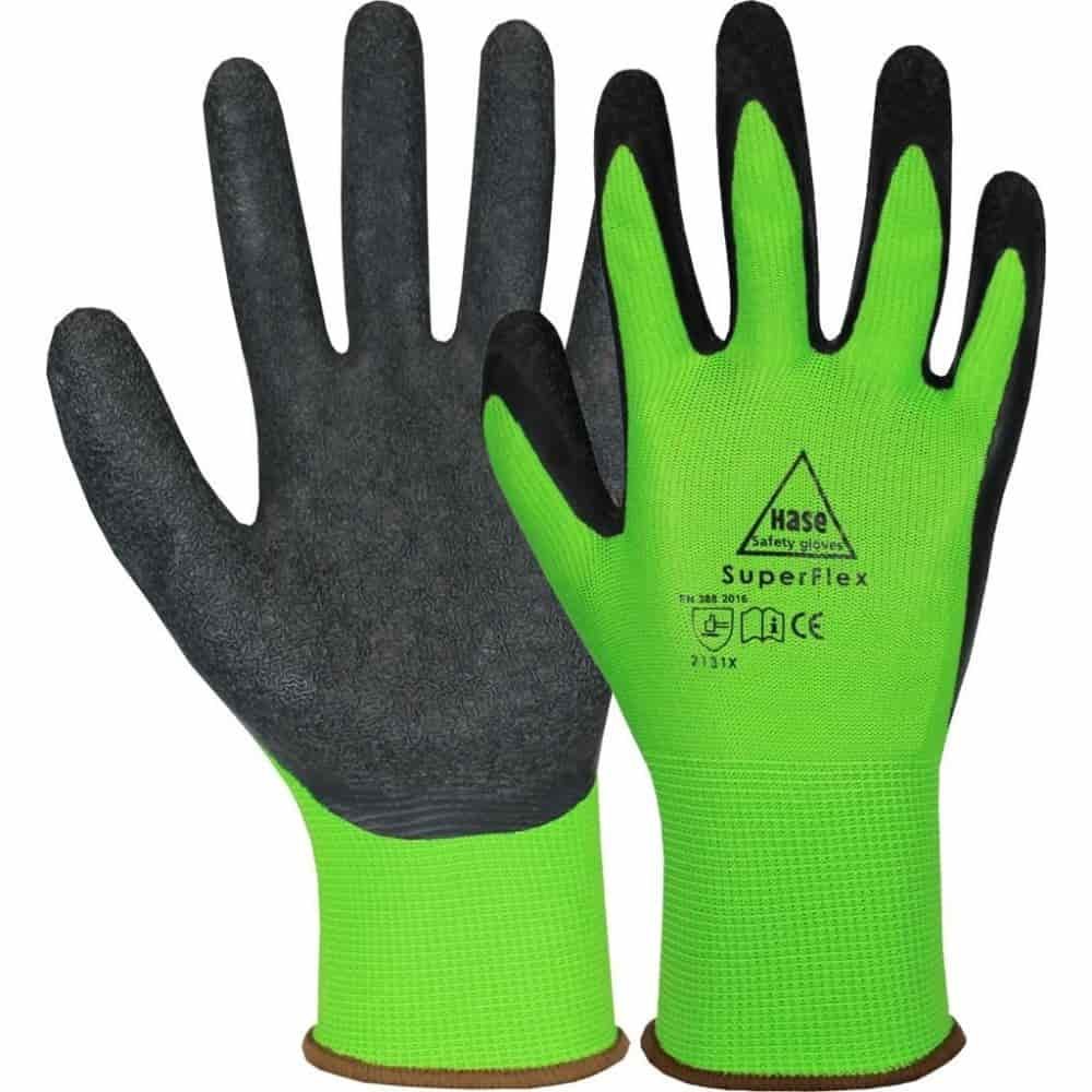 Montážne rukavice SuperFlex green, veľ. 6