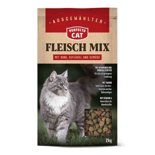 [BONI-42678-2] Krmivo pre mačky Perfecto Cat Classic Mäsový mix 2kg