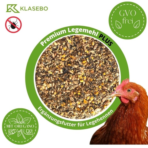 [BONI-42471] 25 kg Prémiová Legemehl PLUS s oreganom - Krmivo pre hydinu pre sliepky, husi, kačice