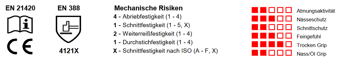 Pracovné rukavice Erfurt, veľ. 11-2